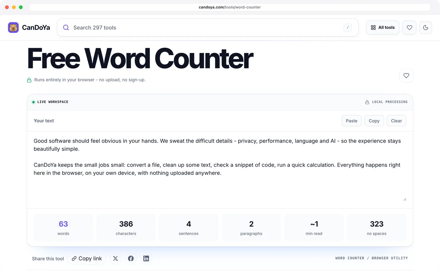 CanDoYa app interface